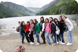 Students in Glendalough